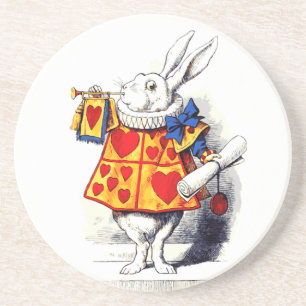 Alice i underlandet Vita kaninen av Tenniel Underlägg Sandsten