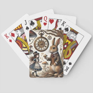 Alice i Underlandet vita kaninen Casinokort