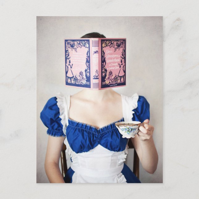 Alice i Underlandet Vykort (Framsida)