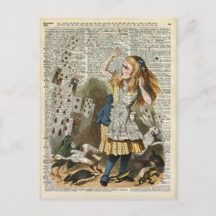 Alice i underlandet vykort