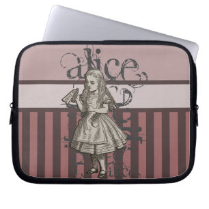 Alice i underlandGrunge (rosor) Laptop Fodral