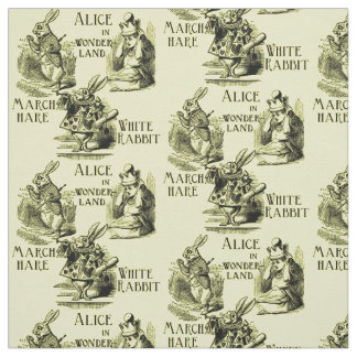 Alice i underlandgulttextil tyg