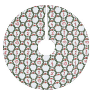 Alice i underlandjulgrankjol julgransmatta borstad polyester