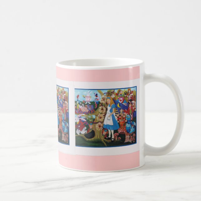 Alice i underlandmugg kaffemugg (Höger)