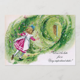 Alice i Underlandschauffören Bli inte sen Inbjudningar