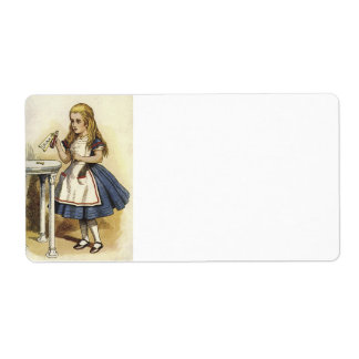 Alice i underlandsetiketter fraktsedel