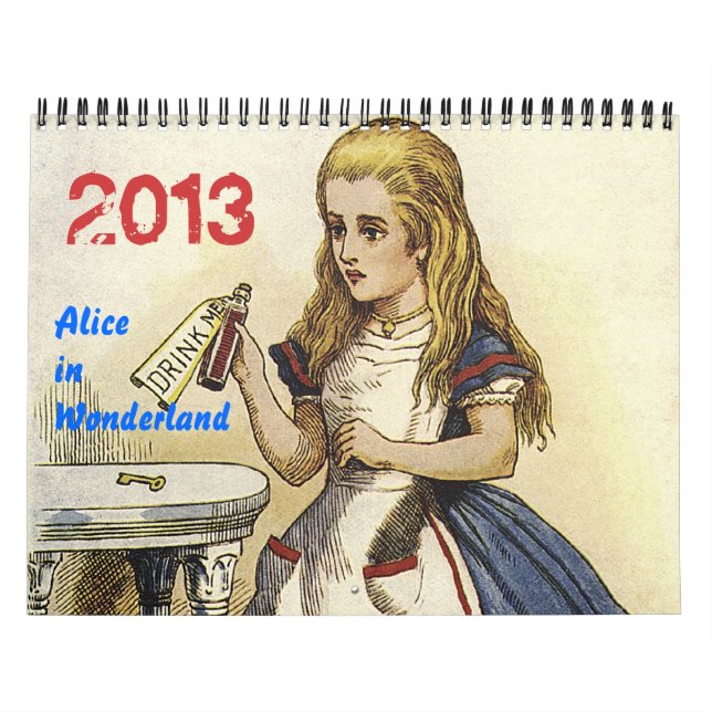 Alice i underlandskalendern 2013 kalender (Omslag)