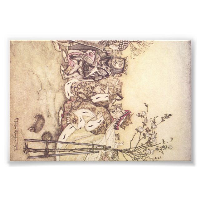 Alice i underlandspressen #2 fototryck (Framsidan)