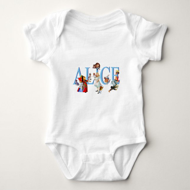 ALICE I UNDERLANDSVÄRLDEN OCH VÄNNER TEE SHIRT (Framsida)