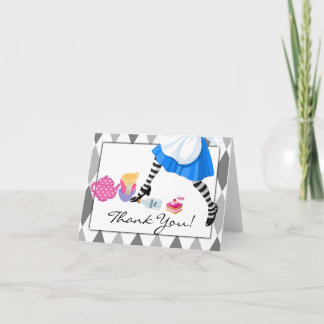 Alice i underlandtackkort tack kort