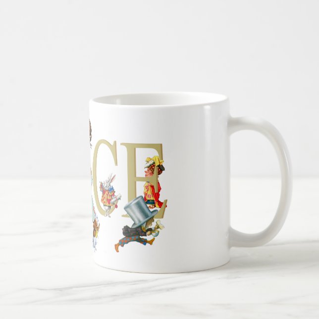 ALICE I UNDERLONDET OCH VÄNNER KAFFEMUGG (Höger)