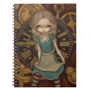 "Alice i urverk" anteckningsbok