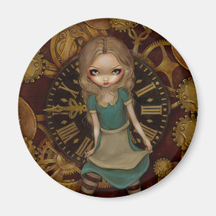 "Alice i urverk" magnet
