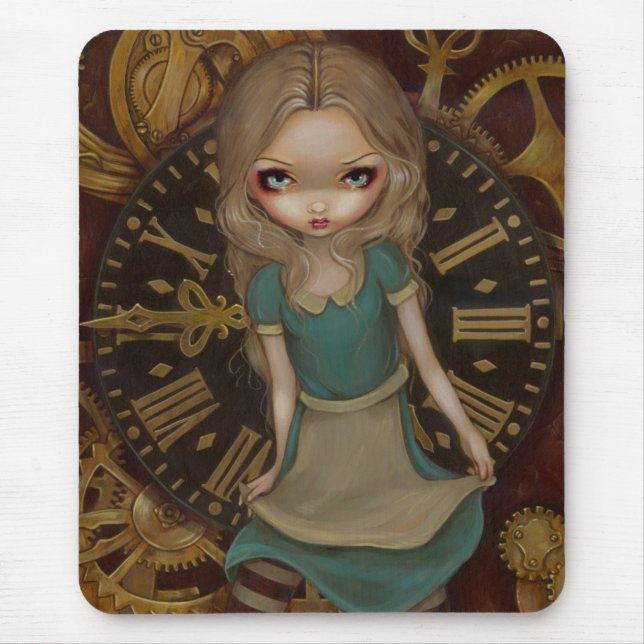 "Alice i urverk" Mousepad Musmatta (Framsidan)
