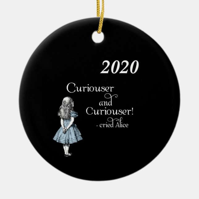 Alice i Wonderland 2020 Curiouser Träd Ornament (Framsidan)