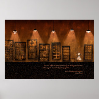 Alice i Wonderland - A Tiny Golden Nyckel Poster