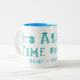 Alice i Wonderland Alltid tid för Tea Mugg
