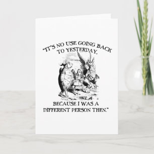 Alice i Wonderland - annan person Kort