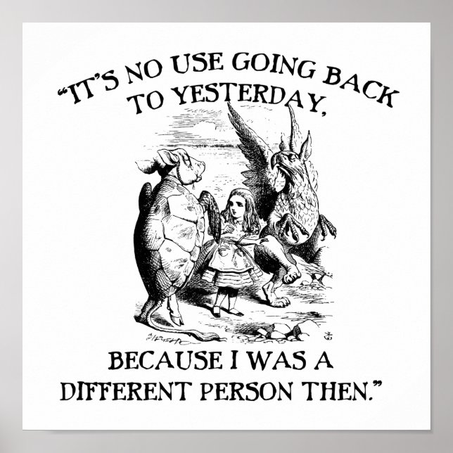 Alice i Wonderland - annan person Poster (Framsidan)