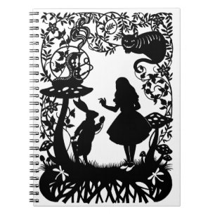 Alice i Wonderland Anteckningsbok