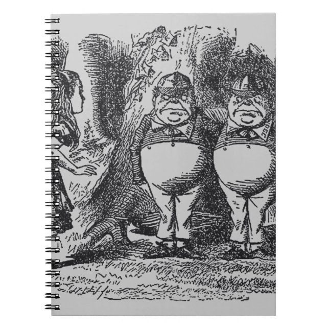 Alice i Wonderland Anteckningsbok (Framsidan)