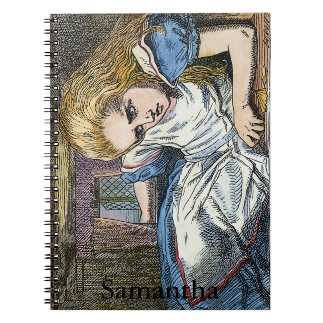 ALICE I WONDERLAND ANTECKNINGSBOK (Framsidan)