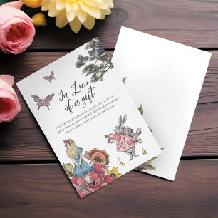 Alice i Wonderland Baby College Fund Gift Tilläggskort