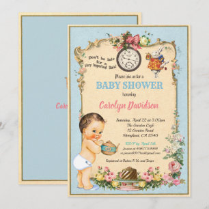Alice i Wonderland Baby Shower-inbjudan Inbjudningar