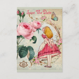 Alice i Wonderland Baby Shower Spara datumet