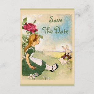 Alice i Wonderland Baby Shower Spara datumet