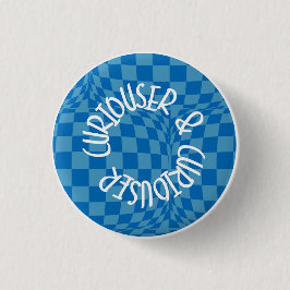 Alice i Wonderland Badge - Curiouser & Curiouser Knapp