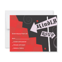 ALICE I WONDERLAND Bat mitzvah svarskort