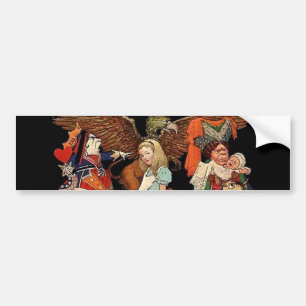 Alice i Wonderland Bildekal