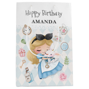 Alice i Wonderland Birthday Gift Bag