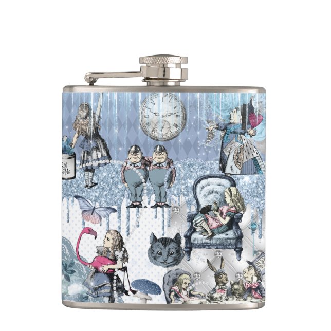 Alice i Wonderland Blue Ice design Fickplunta (Framsidan)
