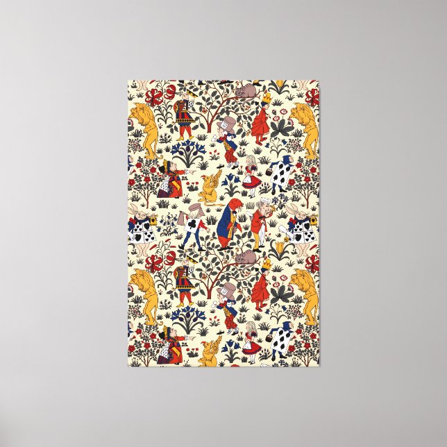 Alice i Wonderland Canvastryck (Framsida)