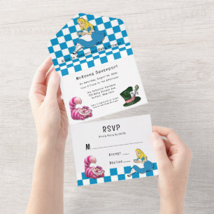 Alice i Wonderland Cat och Hat Baby Shower