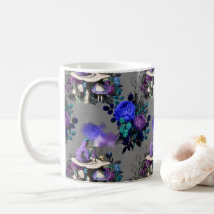 Alice i Wonderland Caterpelars rökblommor Kaffemugg