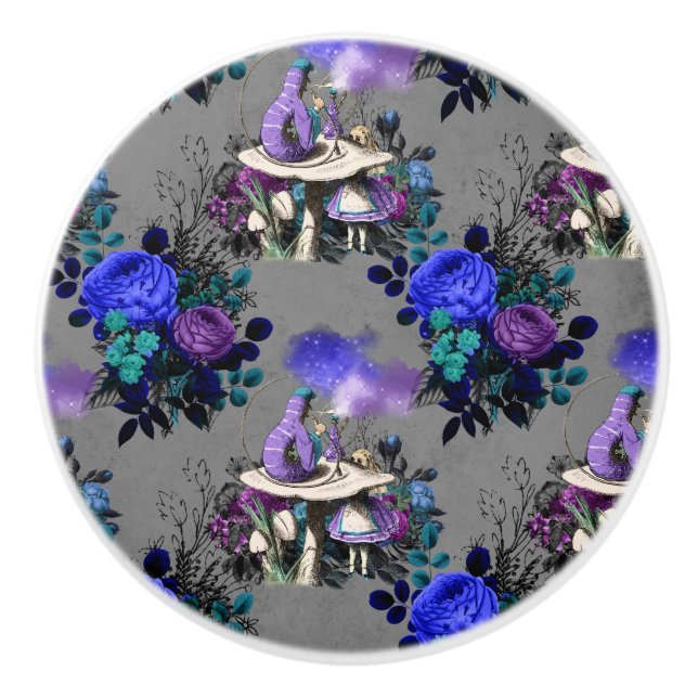 Alice i Wonderland Caterpelars rökblommor Knopp (Framsidan)