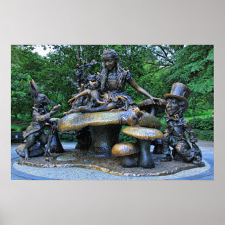 Alice i Wonderland - Central Park NYC Poster