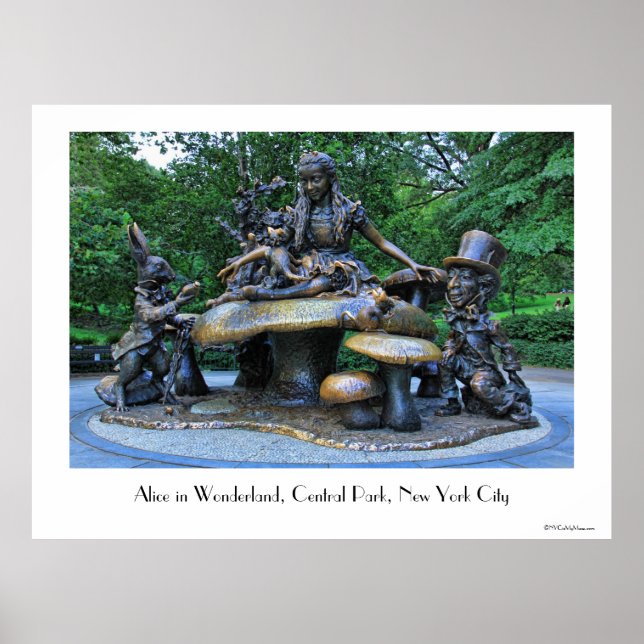 Alice i Wonderland - Central Park NYC Poster (Framsidan)