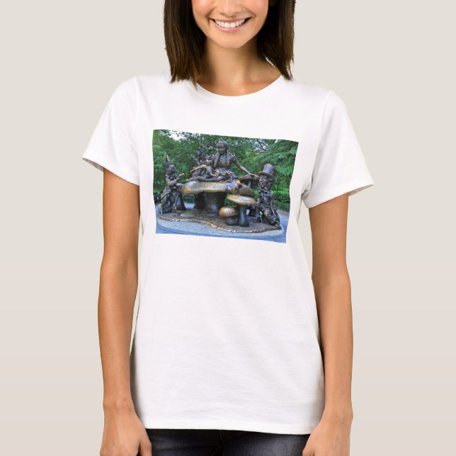 Alice i Wonderland - Central Park NYC T Shirt (Framsida)