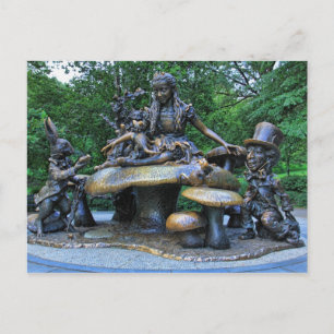 Alice i Wonderland - Central Park NYC Vykort