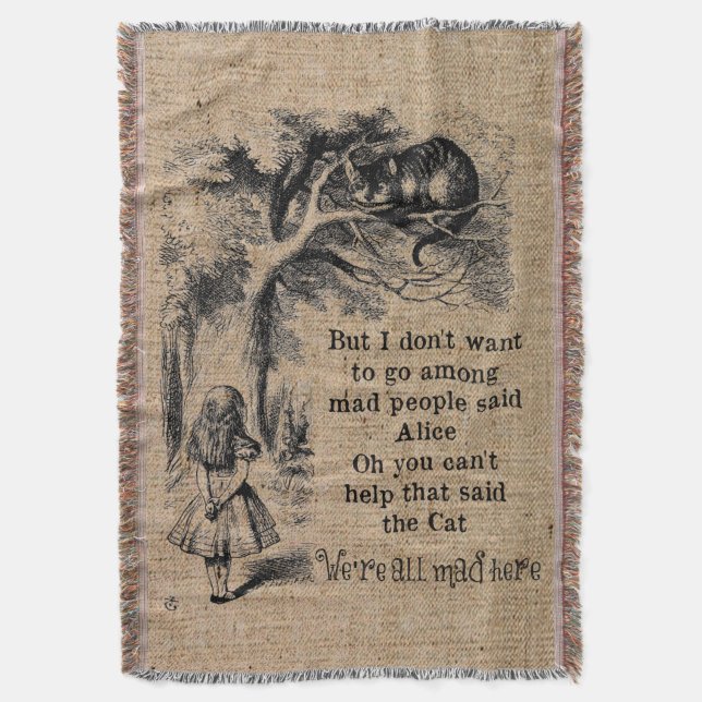 Alice i Wonderland; Cheshire Cat Alice Mysfilt (Framsidan Vertikal)