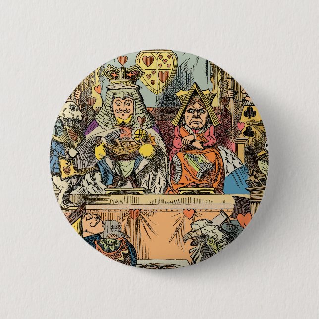 Alice i Wonderland Cheshire Cat Characters Knapp (Framsida)