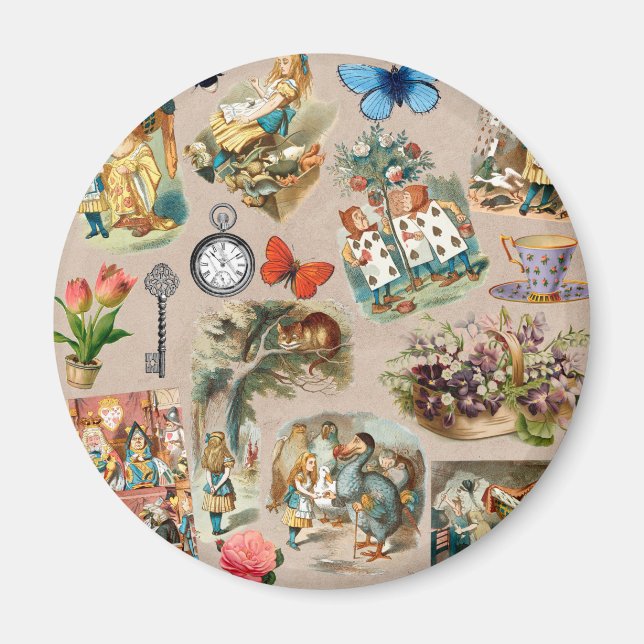 Alice i Wonderland Cheshire Cat Characters Magnet (Framsidan)