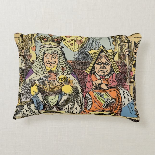 Alice i Wonderland Cheshire Cat Characters Prydnadskudde (Baksidan)