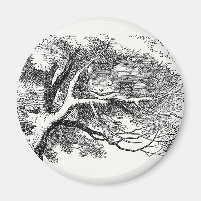 Alice i Wonderland - Cheshire Cat Fading to Smile Magnet (Framsidan)