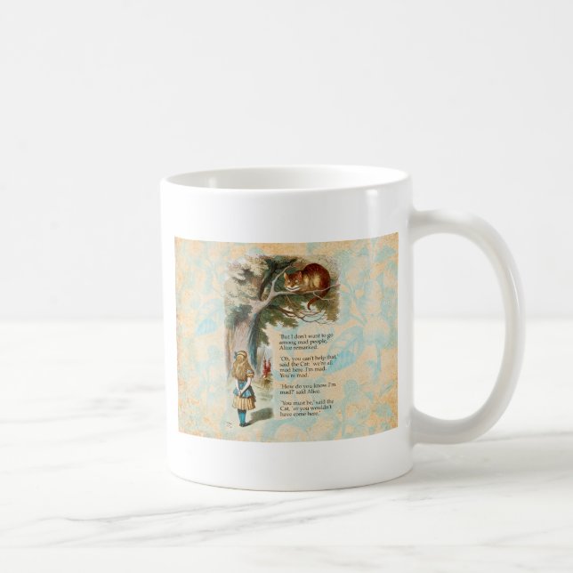 Alice i Wonderland Cheshire Cat Mad Kaffemugg (Höger)