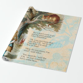Alice i Wonderland Cheshire Cat Mad Presentpapper